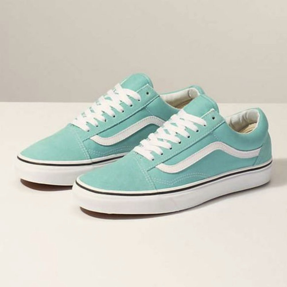 Vans Old Skool SK8 Teal ~ Size 9 Women's, 7.5 Men's